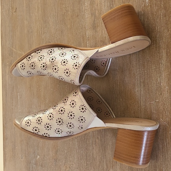 Jack Rogers Metallic Ronnie Mules in size 9 - Picture 8 of 8